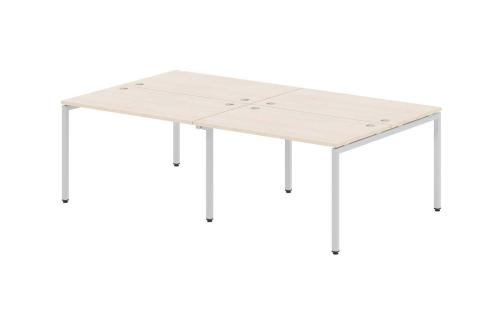 Бенч-система XTEN-S 240x140,  бук тиара/алюминий Бенч-система XTEN-S 240x140,  бук тиара/алюминий