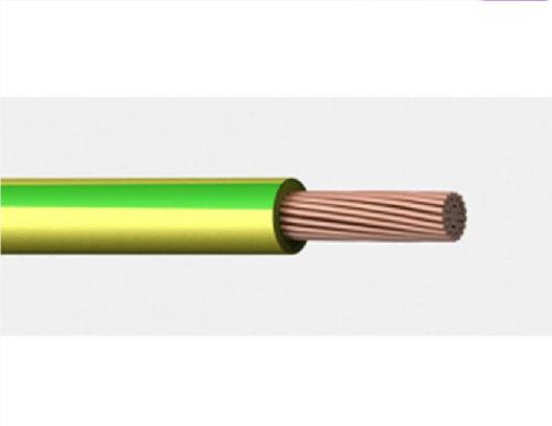 Провод ПУГВнг-LS (ПВ-3), 1х16мм2, 5 метров, Желто-зеленый