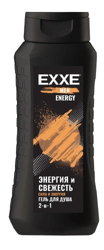 Гель для душа EXXE MEN ENERGY 2в1 Сила и энергия, 400 мл