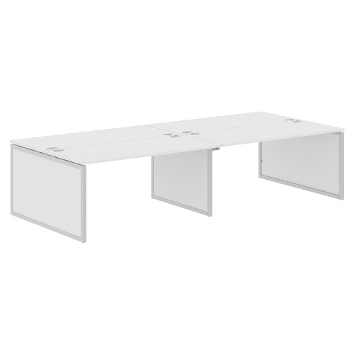 Бенч-система XTEN-QP XQPWST 3214, белый/алюминий, 3200х1406х750 мм Бенч-система XTEN-QP XQPWST 3214, белый/алюминий, 3200х1406х750 мм