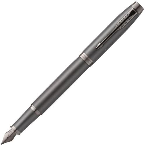 Ручка перьевая Parker IM Professionals Monochrome Titanium син 1мм 2172959