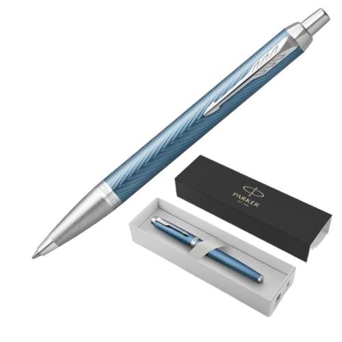 Ручка шариковая Parker IM Premium Blue Grey CT,синий,в подар.уп, 2143645