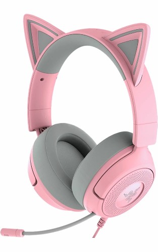 Игровые наушники Razer Kraken Kitty V3 X Quartz розовый