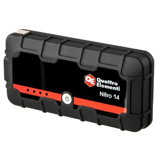 Пусковое устройство QUATTRO ELEMENTI Nitro 14  (12В, 14000 мАч, 450 А,  USB, LCD -  фонарь) 790-328