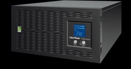 ИБП CyberPower PR6000ELCDRTXL5U, Rackmount, Line-Interactive, 6000VA/4500W, 8 IEC-320 С13, 2 IEC C19 розеток, 1 Hardwire 3-wire USB&Serial, RJ11/RJ45, SNMPslot, LCD дисплей, Black, 0.9х0.5х0.5м., 1...