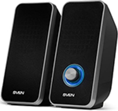 Компьютерная колонка Sven 325 2.0 черный 6Вт