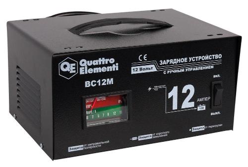 Зарядное устройство QUATTRO ELEMENTI BC 12M (12В, 12А) 770-094