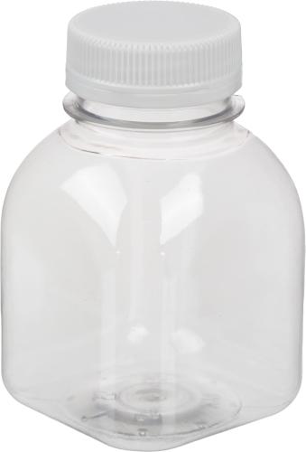 Бутылка проз. с крышкой 0,2л ПЭТ d-38мм BRC, широкое горло, квадр.,400шт/уп