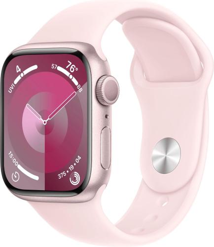 Смарт-часы Apple Watch Series 9 A2978 41мм OLED корп.розовый(MR943ZP/A)