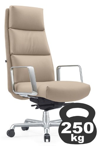 Кресло Newman A2415 Светло-бежевый натуральная кожа