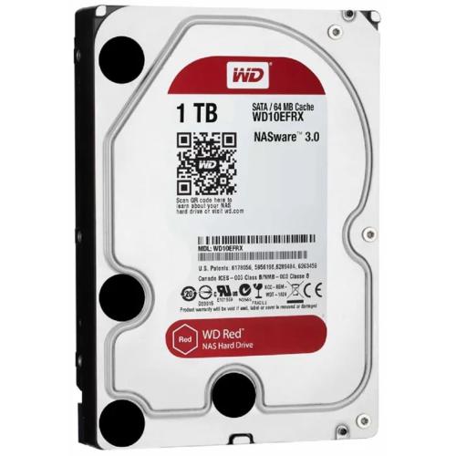 Жесткий диск WD Red 1TB WD10EFRX , 3,5 5400rp, SATA, 64MB