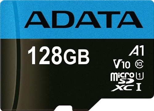 Карта памяти A-DATA MICROSDXC, 128GB, AUSDX128GUICL10A1-RA1