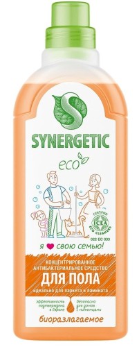 Средство для мытья пола Synergetic 1л