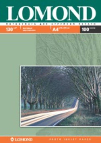 Фотобумага LOMOND Двусторонняя Матовая/Матовая  A4/130/100л.