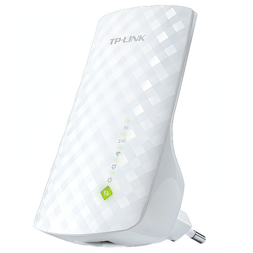 Повторитель беспроводного сигнала TP-Link RE200 AC750 10/100BASE-TX/Wi-Fi белый