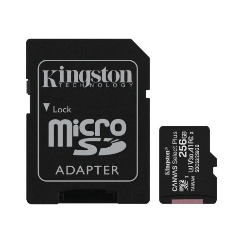 Карта памяти Kingston Canvas Select Plus microSDXC UHS-I +ад, SDCS2/256GB