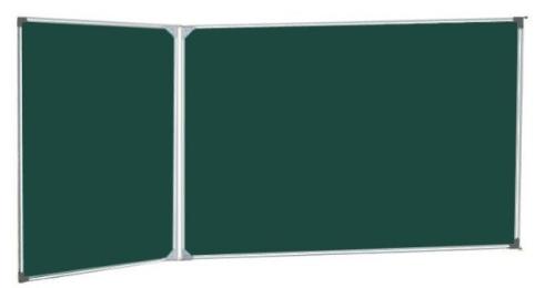 Доска двухэлементная BOARDSYS 100х255 магнитная-меловая, левая алюминиевая рама, ДЭ - 255 Мл Доска двухэлементная BOARDSYS 100х255 магнитная-меловая, левая алюминиевая рама, ДЭ - 255 Мл