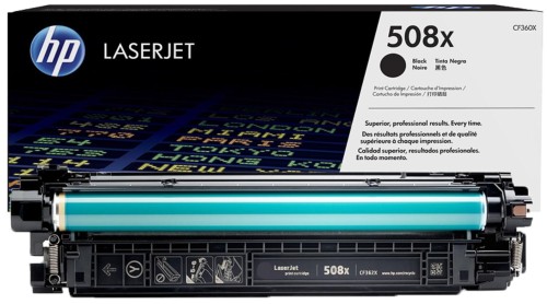 Картридж лазерный HP 508X CF360X чер. пов.емк. для CLJ M552/M553/M57