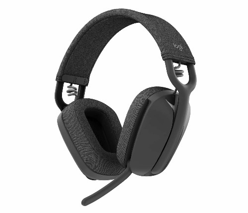 Игровые беспроводные наушники с микрофоном Logitech Zone Vibe 100, черный, Bluetooth гарнитура