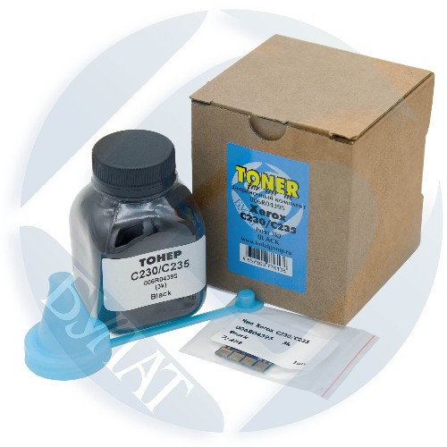 Заправочный комплект БУЛАТ 006R04395 Тонер, чип чёрный (3000 стр.) для Xerox C230, C235