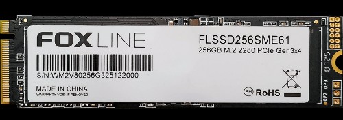 Твердотельный накопитель Foxline FLSSD256SME61 Твердотельный накопитель Foxline FLSSD256SME61
