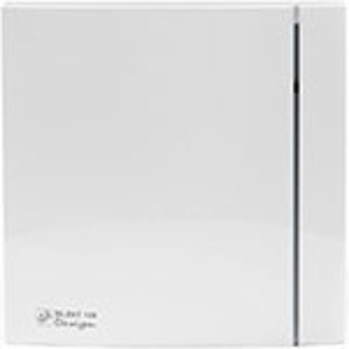 Вентилятор вытяжной Soler & Palau Silent-100 CRZ MATT White Design 4C, матовый белый