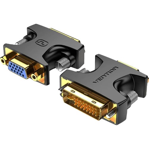Адаптер-переходник Vention DVI-I 24+5M/ VGA 15F Vention ECFB0