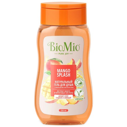 Гель для душа BioMio BIO SHOWER GEL манго, 250 мл