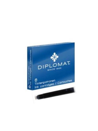 Картридж чернильный для перьевой ручки  DIPLOMAT синие 6 шт/уп D10275212