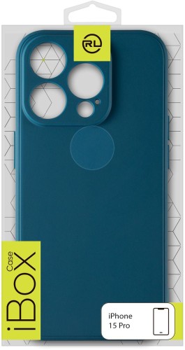 Чехол накладка силикон Red Line iBox Case для iPhone 15 Pro, синий