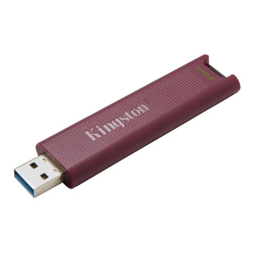 Флеш-память Kingston DataTraveler MaxA, 512 ГБ USB3.2 Gen 2 Type-A/бордовый