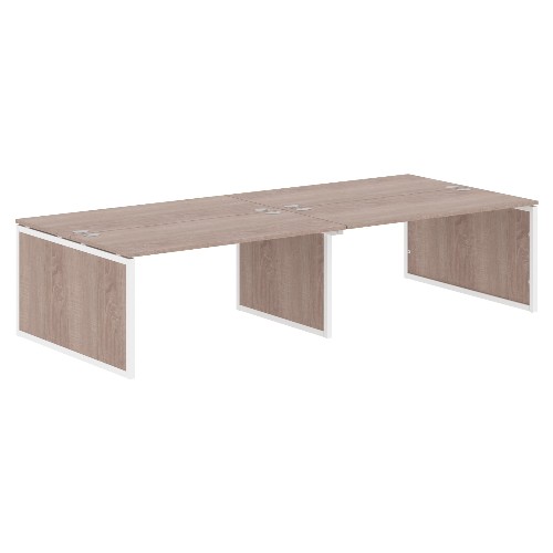 Бенч-система XTEN-QP XQPWST 3214, дуб сонома/белый, 3200х1406х750 мм Бенч-система XTEN-QP XQPWST 3214, дуб сонома/белый, 3200х1406х750 мм