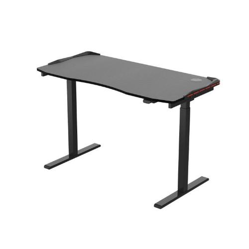 Компьютерный стол FoxGear FG-IE-47B с электроприводом и RGB-подсветкой 120 см черный