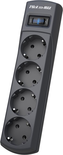 Сетевой фильтр ZIS Pilot m MAX на 4 розетки 1,8 метра
