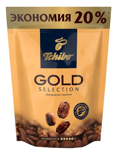 Кофе Tchibo Gold Selection раств.субл.285г пакет