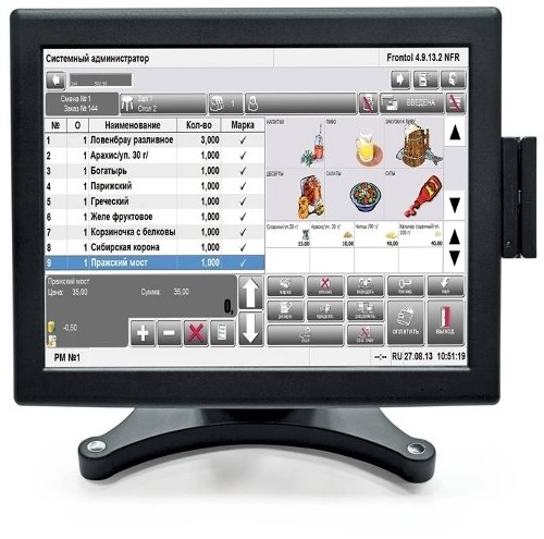 POS-монитор 15" АТОЛ CPOS-15TM черный с ридером POS-монитор 15" АТОЛ CPOS-15TM черный с ридером