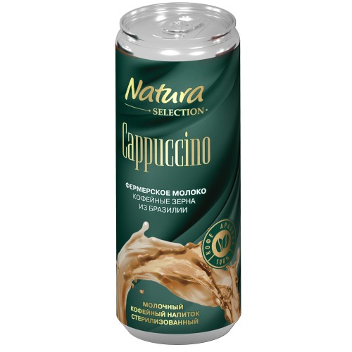 Напиток Natura Selection CAPPUCCINO мол-коф стер 220мл 12шт/уп