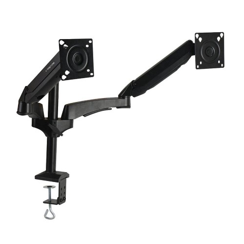 Кронштейн Kromax OFFICE-12 черный для 2-х мониторов LCD 15"-32", настольный, VESA 75x75/100x100, высота до 400мм