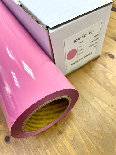 Soft Cut (PU) Pink, термотрансферная пленка Soft Cut (PU) Pink, термотрансферная пленка