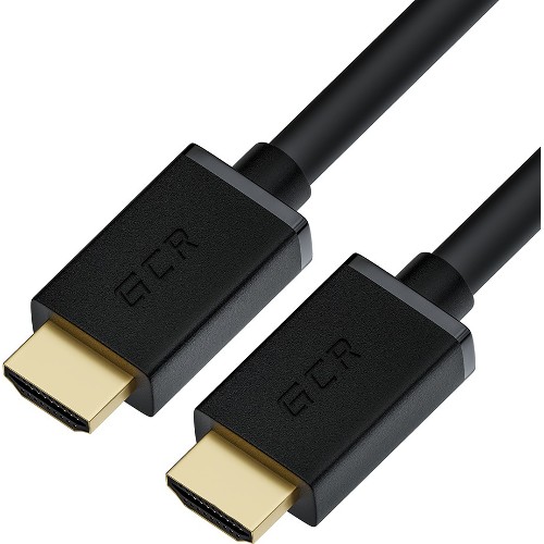 GCR Кабель 1.8m HDMI версия 1.4, черный, OD7.3mm, 30/30 AWG, позолоченные контакты, Ethernet 10.2 Гбит/с, 3D, 4K, GCR-HM410-1.8m, экран Greenconnect GCR-HM410-1.8m, 1.8 м