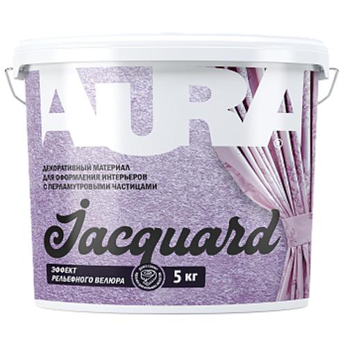 Aura Jacquard штукатурка для внутренних работ декоративно-отделочная акриловая, 5 кг