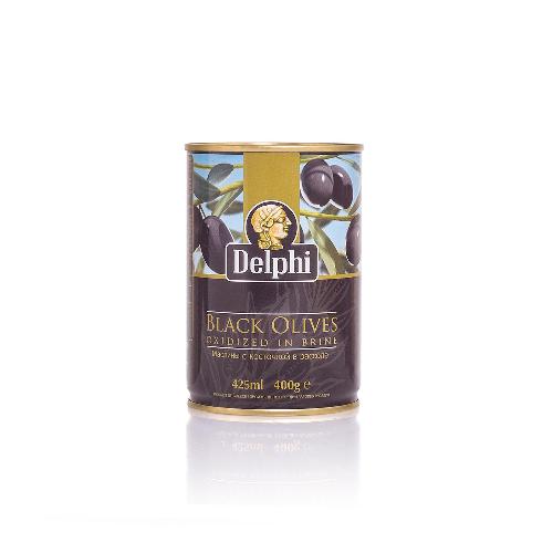 Маслины с/к Delphi 420г ж/б ЭЛЛАДА