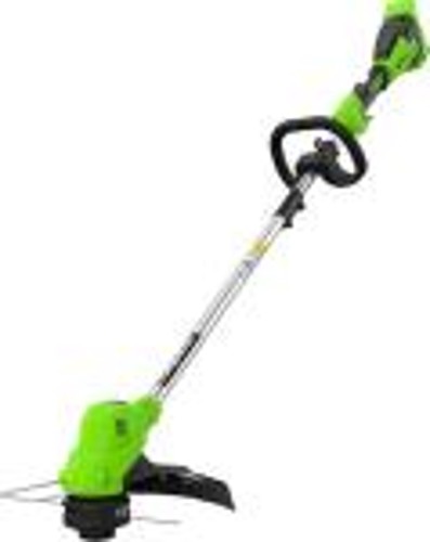Триммер Greenworks GD40LT, 40V, 38 см, с 1хАКБ, 8 Ач и ЗУ (2112207UH) зеленый
