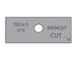 Лезвия KeenCut Tech S .015 Blades (100) CA50-030