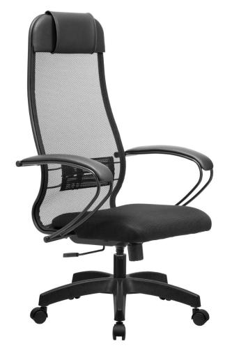 Кресло MT_МЕТТА-11 MPRU сетка/ткань черн.подл.130/осн.001(подл.100/осн.001)
