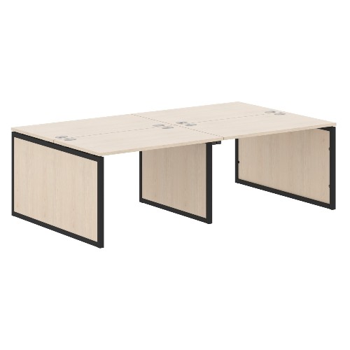 Бенч-система XTEN-QP XQPWST 2414, бук тиара/антрацит, 2400х1406х750 мм Бенч-система XTEN-QP XQPWST 2414, бук тиара/антрацит, 2400х1406х750 мм