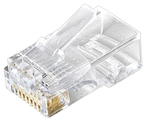 Коннектор ExeGate RJ-45 кат.5 (8P8C) под одножильный (100шт/уп)<EX158091RUS