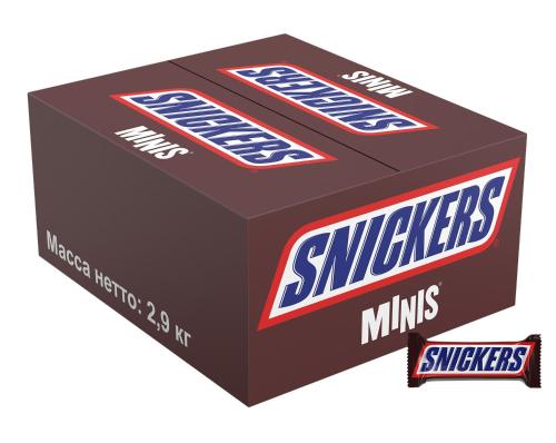 Шоколад Snickers Minis, короб, 2,9кг
