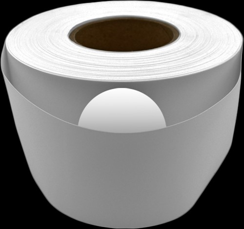 Силиконовая текстильная лента 35 мм х 100 м, белая