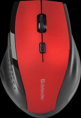 Defender Беспроводная оптическая мышь Accura MM-365 красный,6 кнопок, 800-1600 dpi Defender Accura MM-365 красный